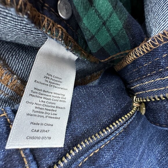 Talbots Jeans Womens Size 16W Straight Cropped Medium Wash High Rise Blue - Picture 6 of 12